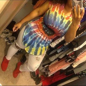 The dye T-shirt dress